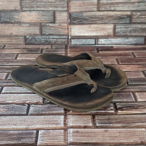 Reef brown Flip Flops - Men's 9‎ - Picture 2 of 6